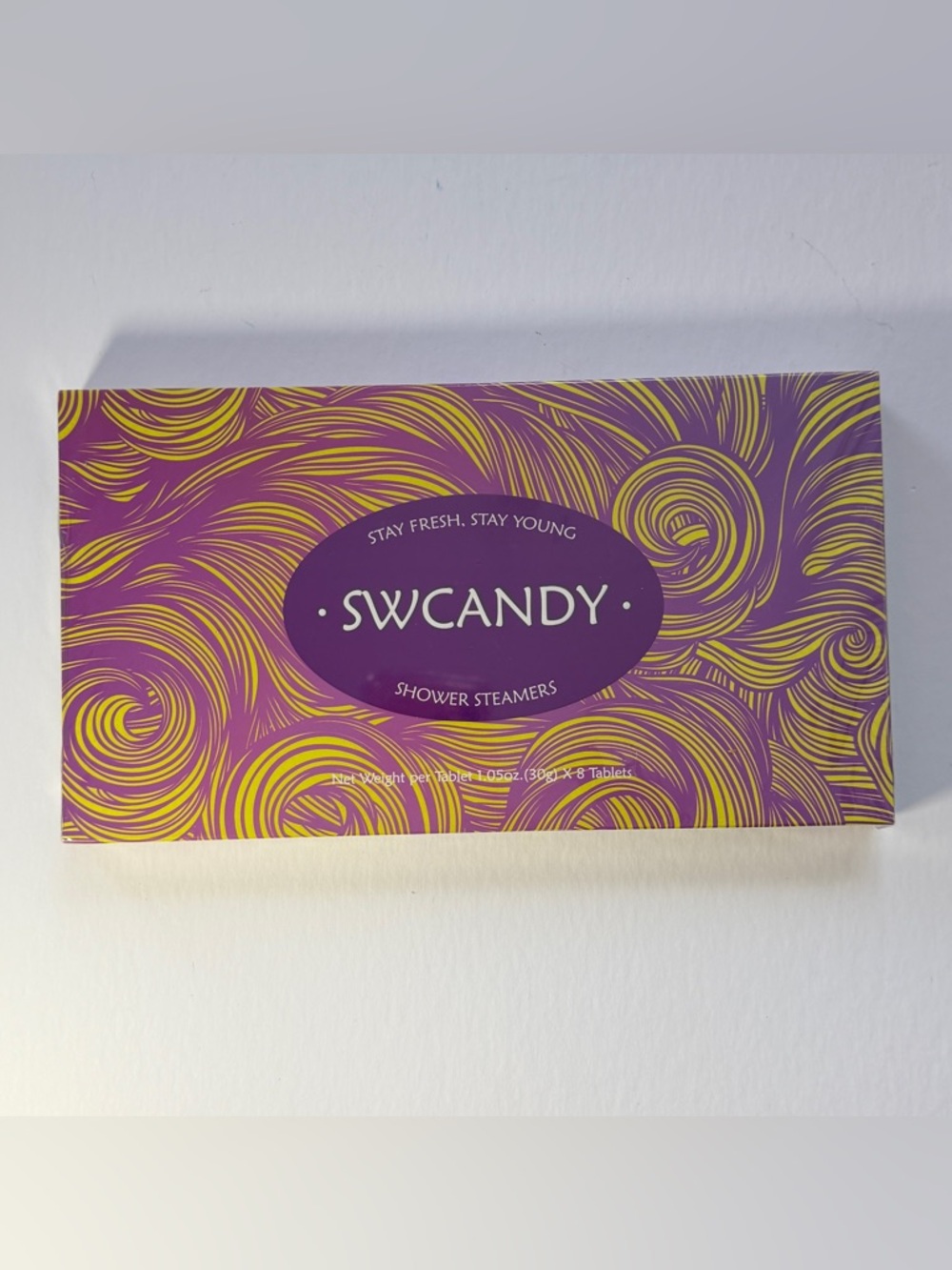 Purple & Yellow Shower Steamers - Aromatherapy Bath Tablets